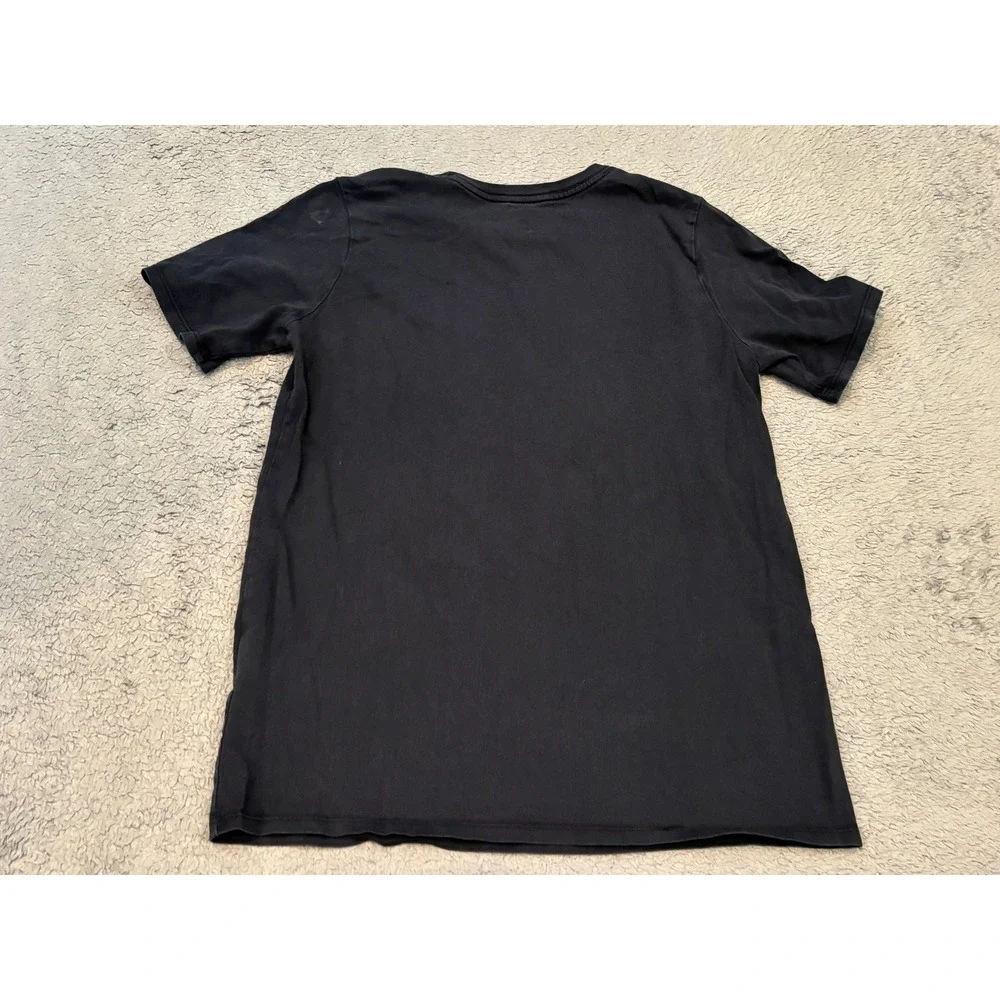 Nike Just Do It T-Shirt Youth XL Black Neon Green Swoosh Athletic Cut Tee